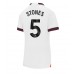 Manchester City John Stones #5 Dámské Venkovní Dres 2023-24 Krátkým Rukávem